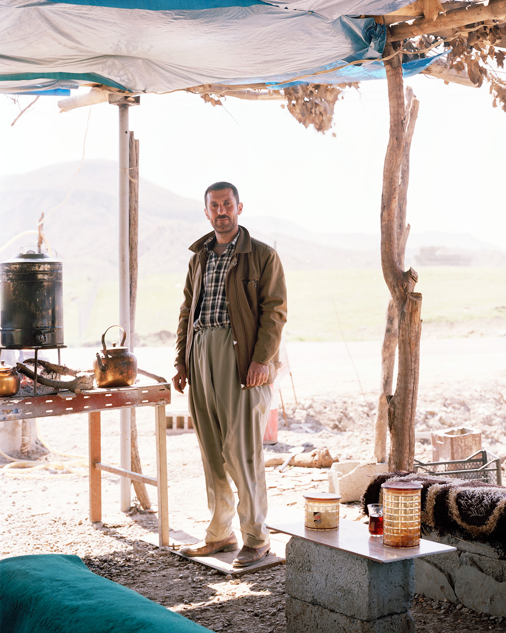 Kurdistan Region of Iraq Portrait Tea Stall