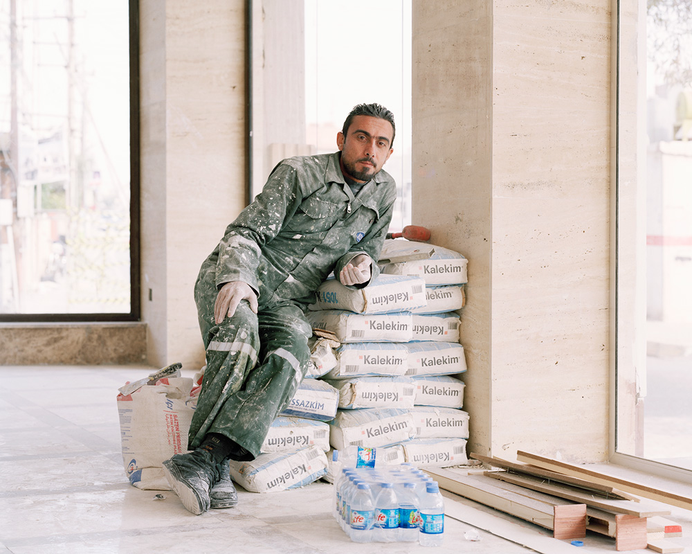 Arbil Kurdistan Region of Iraq Construction Worker Portrait