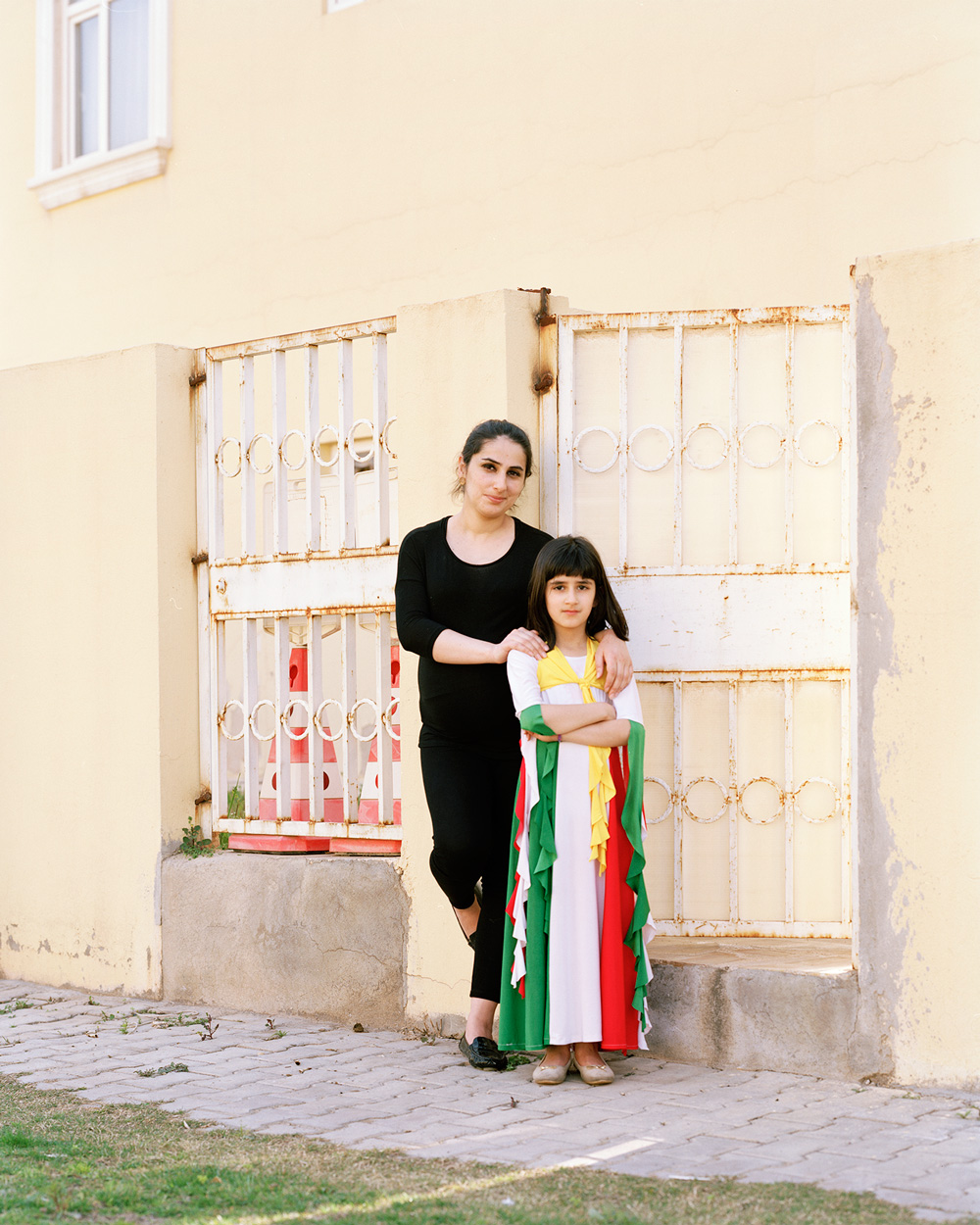 Arbil Kurdistan Region of Iraq Portrait Flag