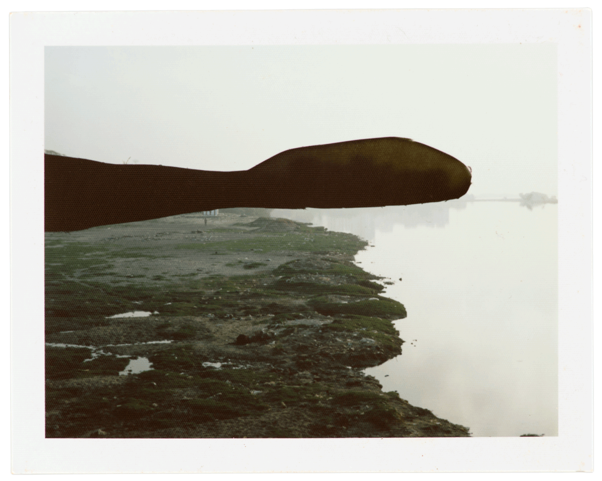 Chennai Masked Landscape River With Erased Building Project In The Background