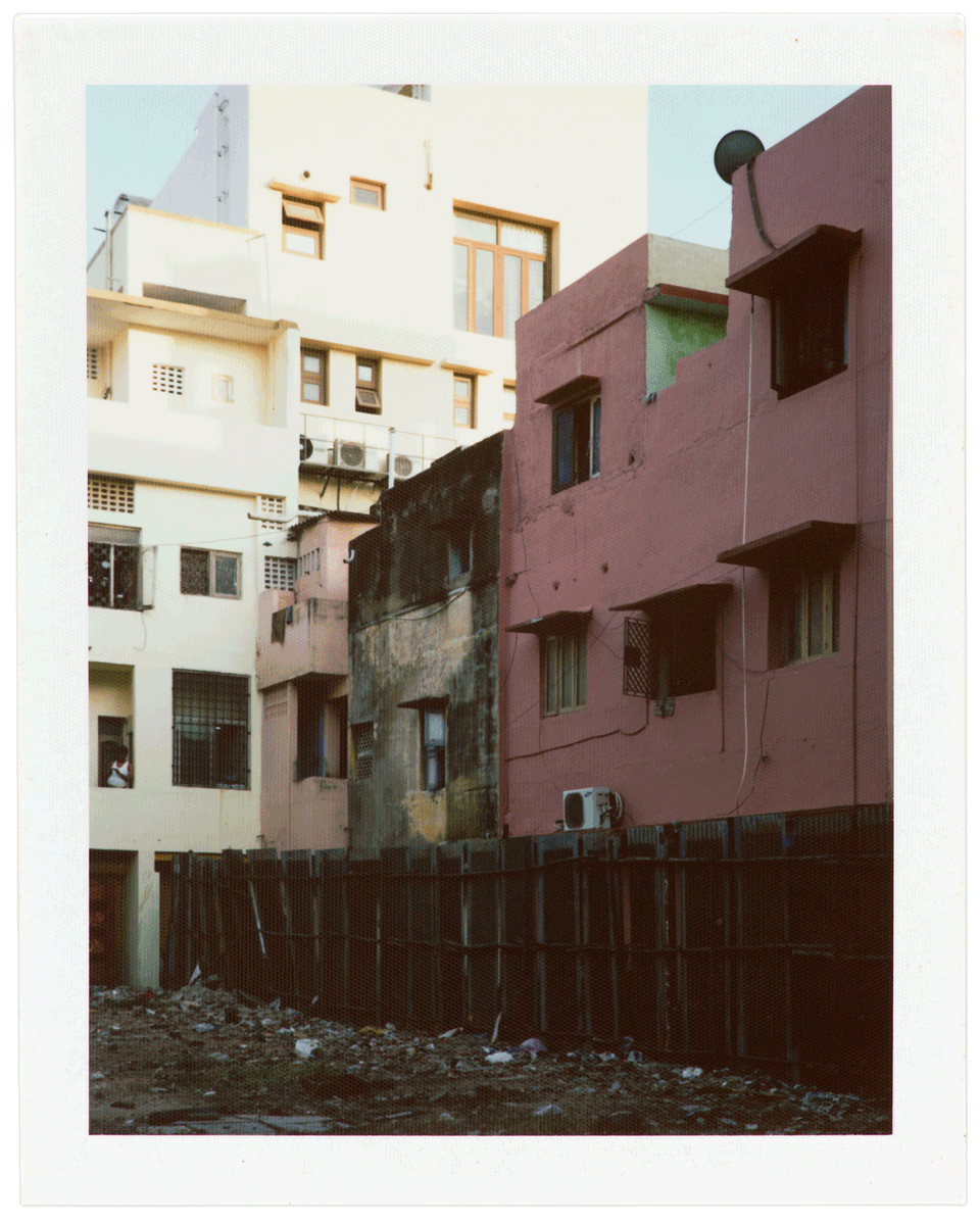 Chennai Different Type Buildings With Human Element